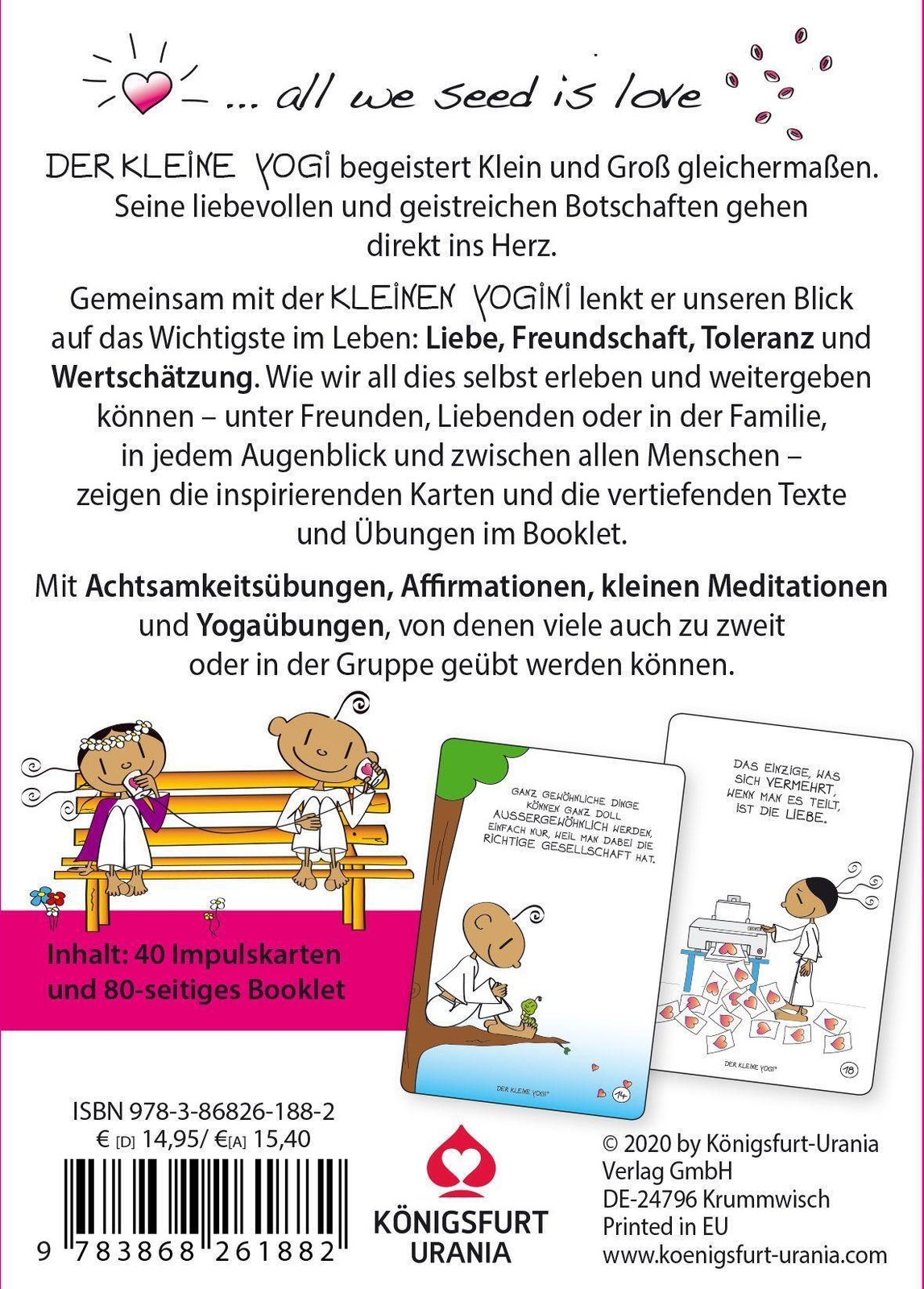 Thumbnail - Der Kleine Yogi Herzbotschaften | 40 Impulskarten Mit Anleitung |