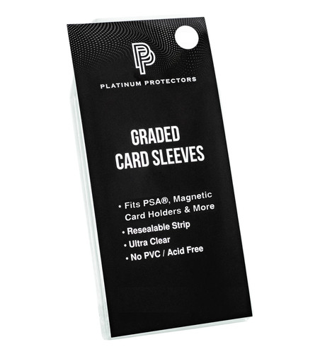 (25) Graded Resealable Loose Card Sleeves Perfect PSA Graded Fit FREE SHIPPING
