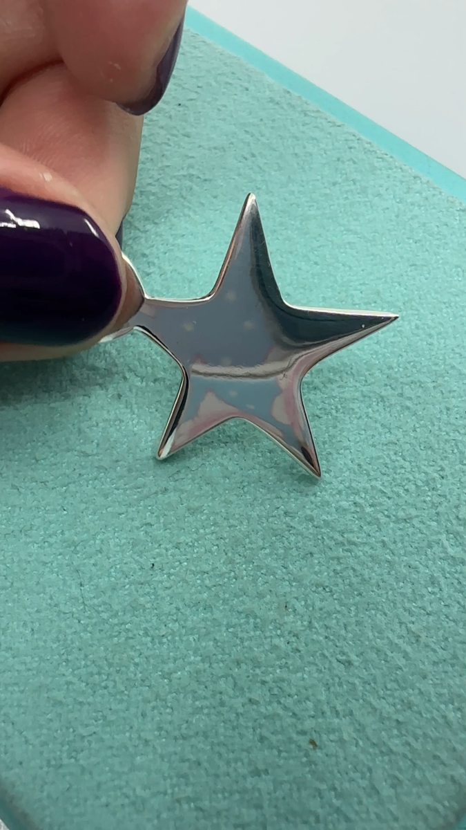 Tiffany & Co. 925 Silver Star Pendant Charm (pouch) | eBay