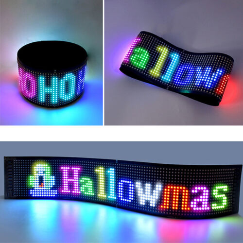 USB Coche Luz Trasera Ventana Pantalla LED Color APP Control Imagen Palabras - Imagen 4 de 16