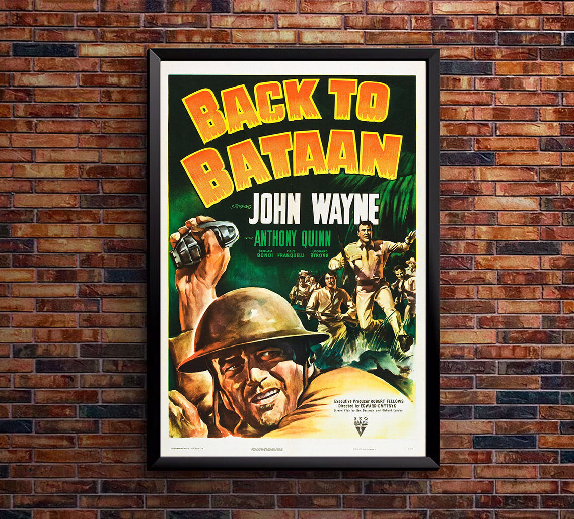 Back to Bataan - 1944 - Movie Poster | eBay