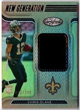2022 Panini Certified New Generation Jersey Mirror Bronze CHRIS OLAVE NGJ-CO 349