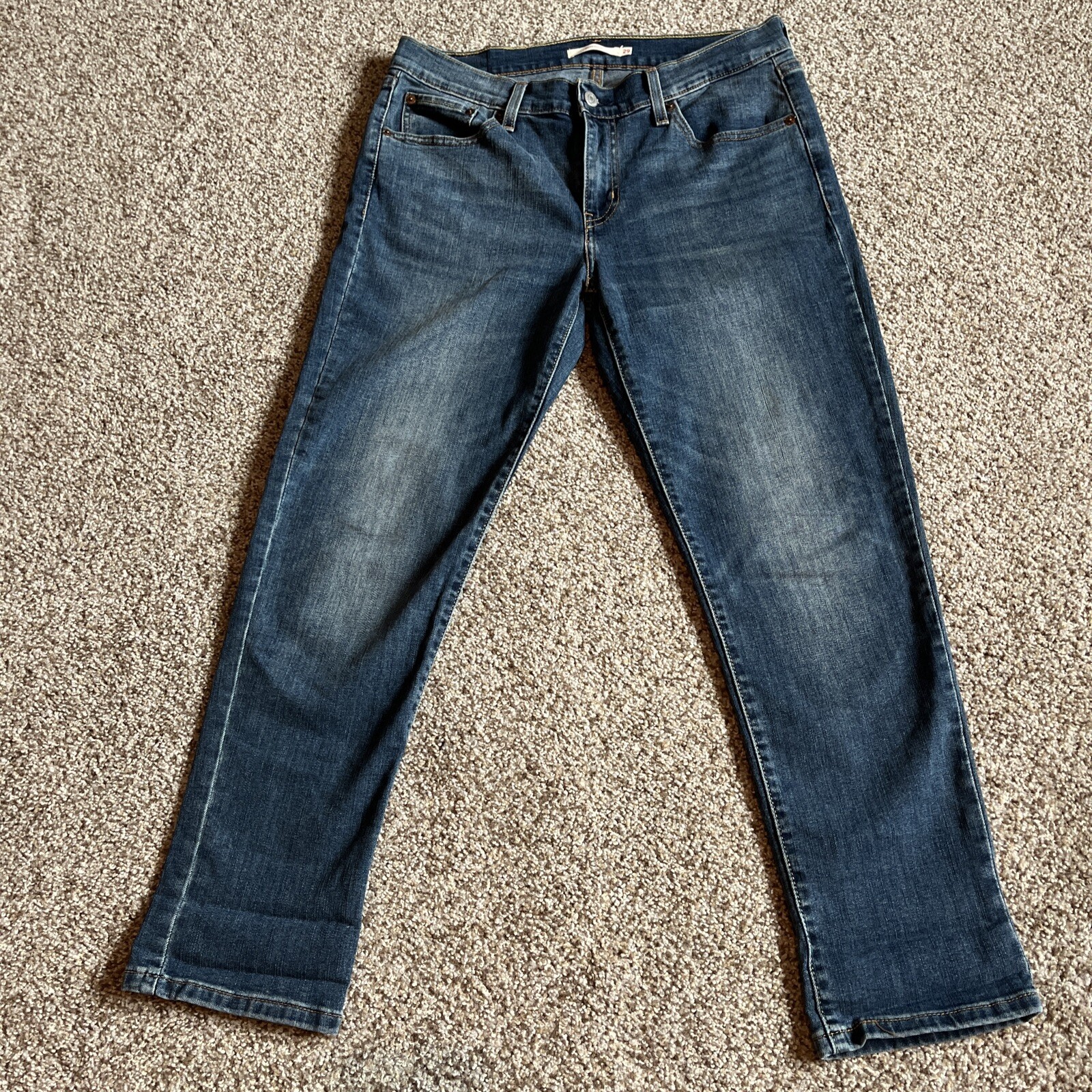 LEVI'S BOYFRIEND FIT DENIM BLUE JEANS WOMENS SIZE 29 (31 X 26)