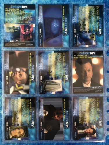 CSI:NY New York Series 1 complete trading card base set by Strictly Ink 2005 - Picture 9 of 17