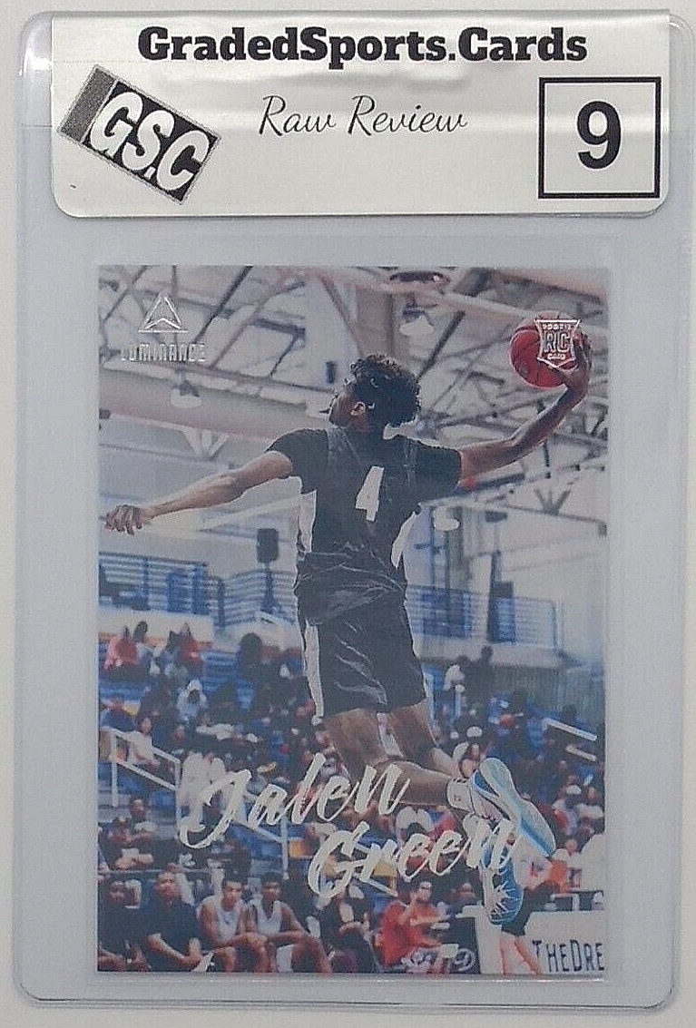 2021 Chronicles Luminance Draft Picks Jalen Green RC #79, Raw Review 9
