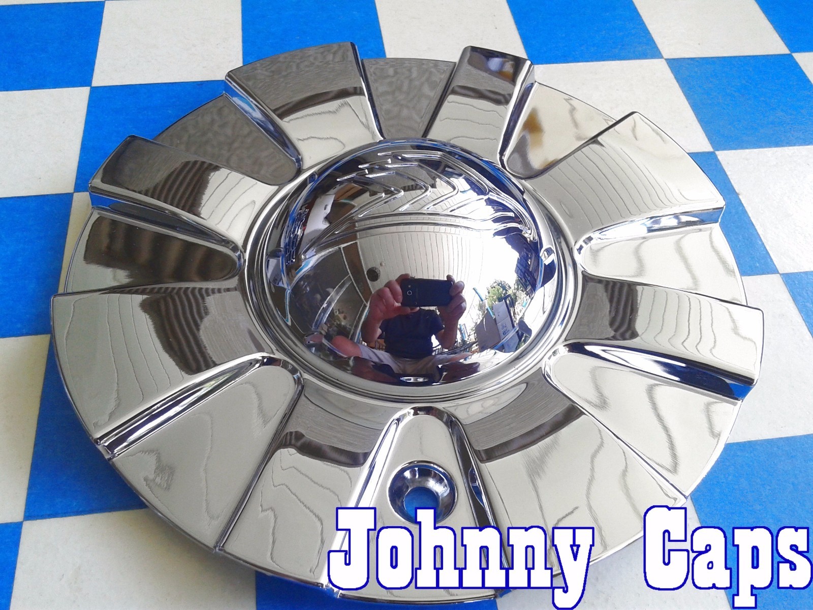 AWI DIABLO UNKNOWN Wheels [36] CHROME Center Caps # P274 Custom Center Cap (1)