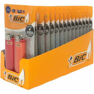 Bic Feuerzeug J26 verschiede Farben VPE 15x2 Stück