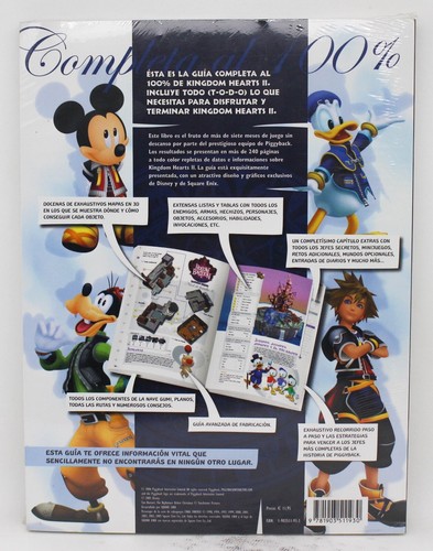 KINGDOM HEARTS II LA GUIA OFICIAL PIGGYBACK ESPAÑA NUEVA 2 - Picture 2 of 2