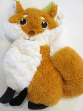Dog Chew Toy Mat Pet Fox Squeaker Tug Puppy Toss Fetch NEW