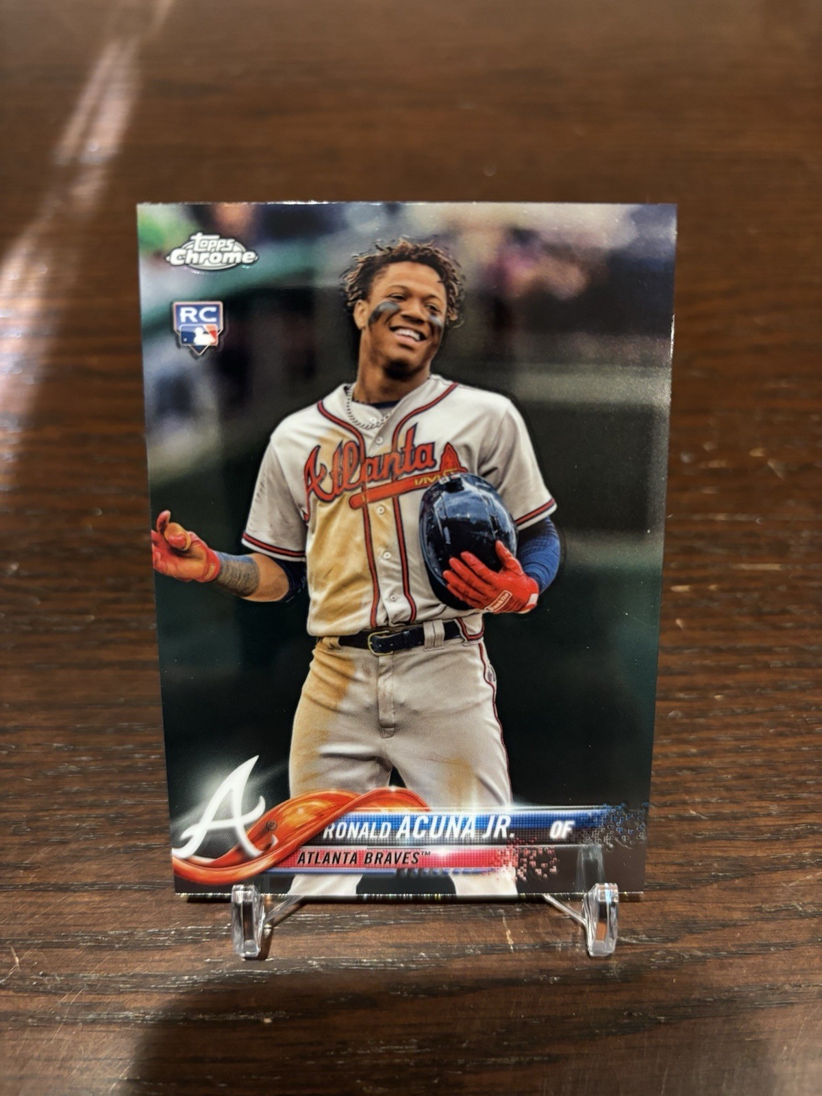 Topps 2018 Chrome Update Ronald Acuna Jr. Rookie HMT25 Braves MLB Baseball