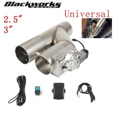 Universal 2.53 Double Valve Electric Exhaust Valve Remote Control Exhaust Kit