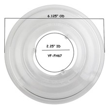 SPOKE PROTECTOR SUNLT 36H 3 Prong 2.25" ID 6.125" OD FH Clear YF-FH67 18991