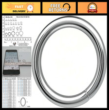 1000PCS 10mm Heavy Duty 14 Gauge Stainless Steel Jump Rings for Jewelry Making