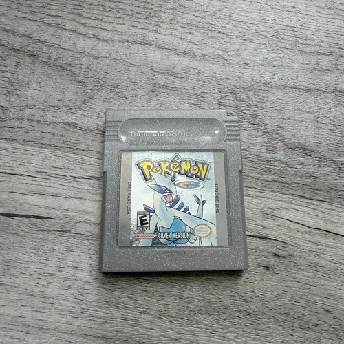 Pokemon Silver Version GBC Game Boy Color, 2000, Authentic Tested Working Saves