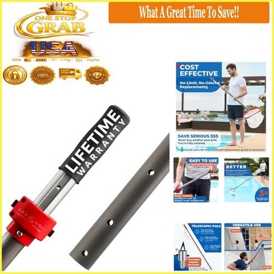 ProTuff 16ft Heavy Duty Telescopic Pool Pole Unconditional Lifetime Replacement