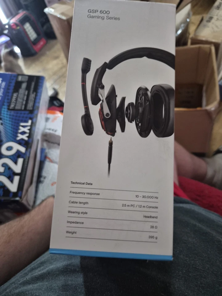 ¡Nuevo y precintado! Auriculares profesionales con cable para juegos EPOS Sennheiser GSP 600 Foto 3 de 4