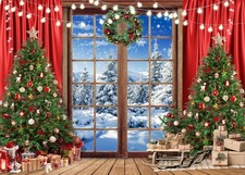 7x5ft Christmas Photography Backdrop Santa Pictures Xmas Background F85