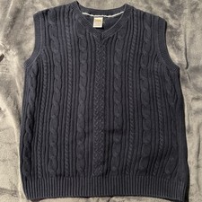 GYMBOREE Navy Blue Uniform Vest. Size 12 Girls. Used