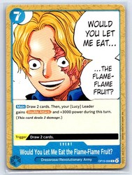 Would You Let Me Eat the Flame-Flame Fruit? (OP15-056) - Adventure on Kami's Island - Common