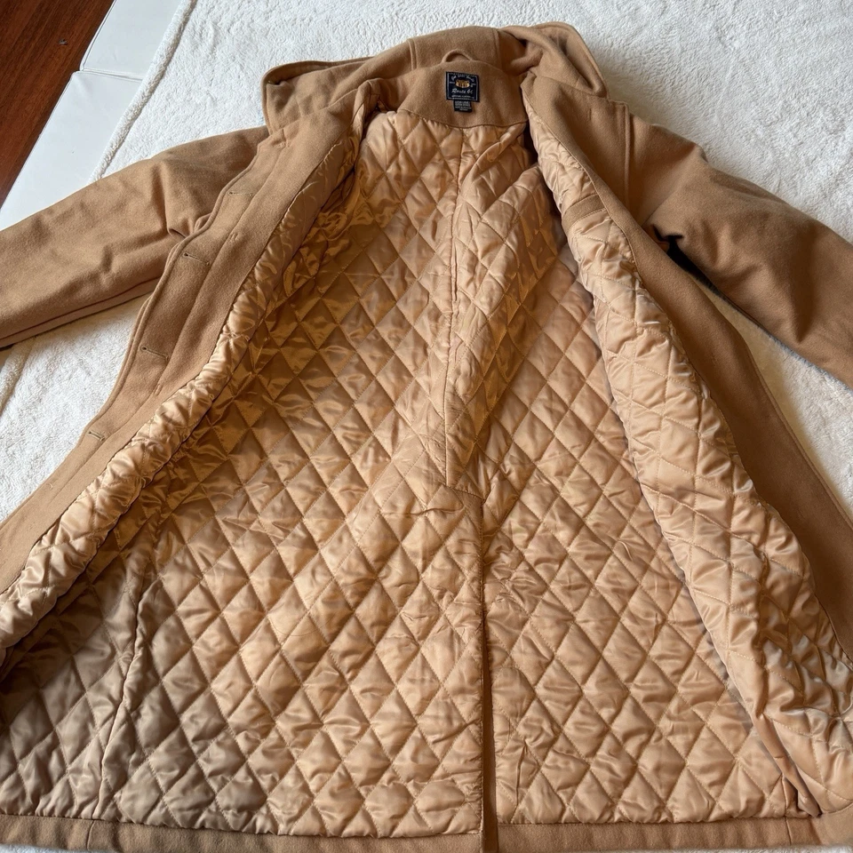 Abrigo de lona con capucha Route 66 para hombre mezcla de lana XL | Parka, palanca longitud 3/4 Foto 4 de 4