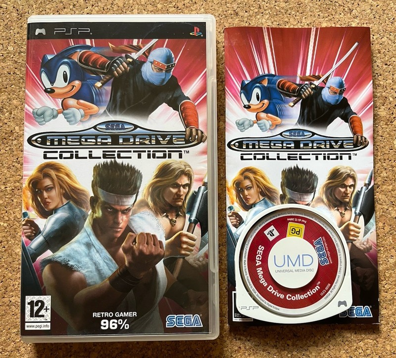 SEGA Mega Drive Collection  (Sony PSP) | With Manual | PAL