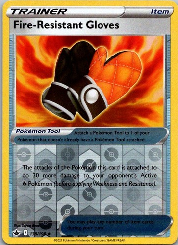Fire-Resistant Gloves 138/198 Chilling Reign Reverse Holo