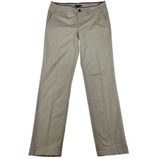 Tommy Hilfiger Pants Womens 8 Khaki Beige Stretch Chino Straight Leg Casual