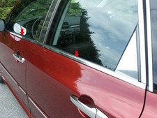 Qaa Fits Mazda Mazda3 2004-2009 4 Pc Ss Window Sill Trim Set Ws27750