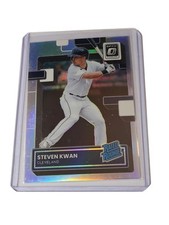 Steven Kwan 2022 Donruss Optic Rated Rookie #158 Silver Holo RC Guardians