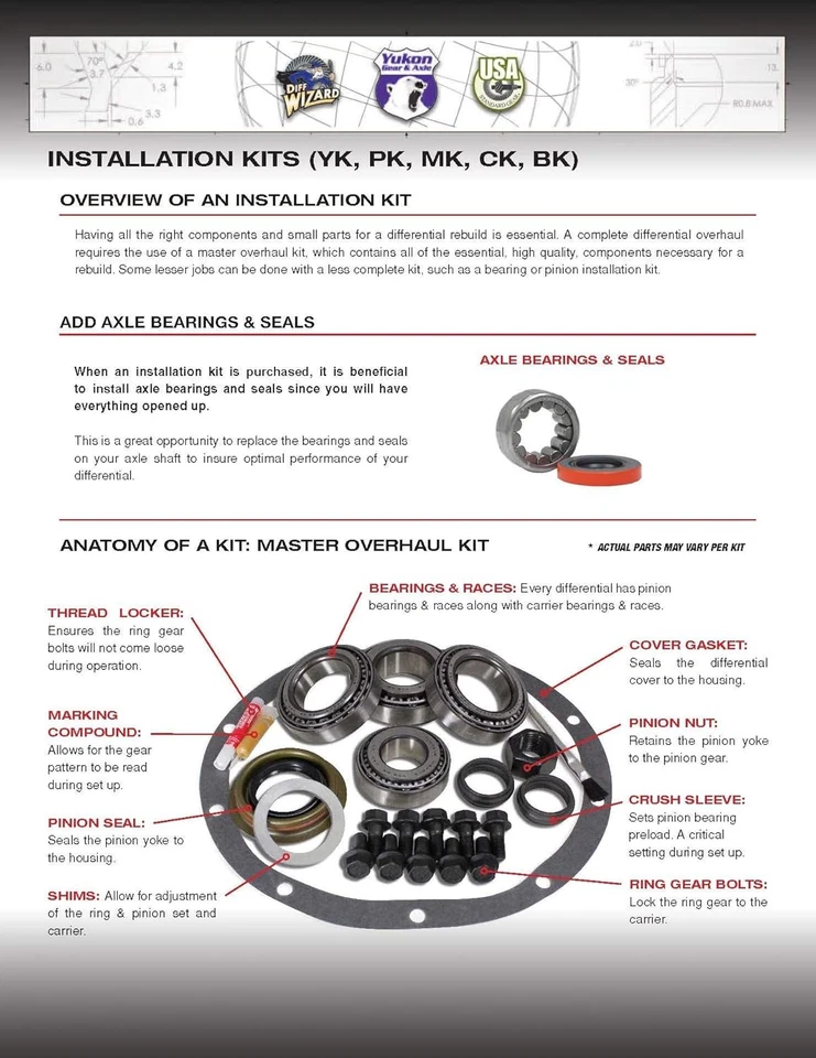 Kit eliminador de manga de esmagamento Yukon Gear & Axle (SK CSF8.8) para Ford 8.8/7.5...  - Imagem 2 de 4
