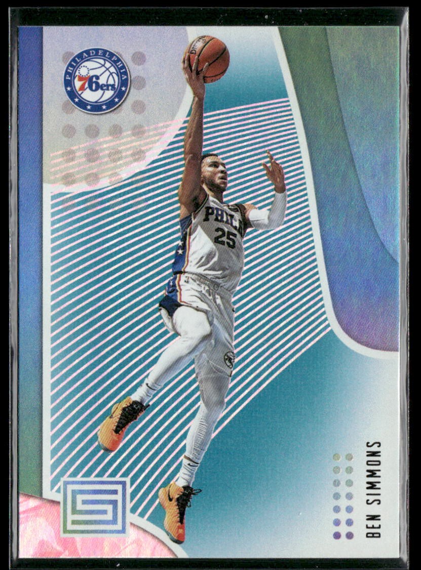2018-19 Panini Status #48 Ben Simmons Aqua 3Ak