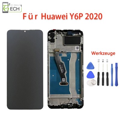 Für Huawei Y6P 2020 MED-LX9 LCD Display mit Rahmen Bildschirm Touch Screen