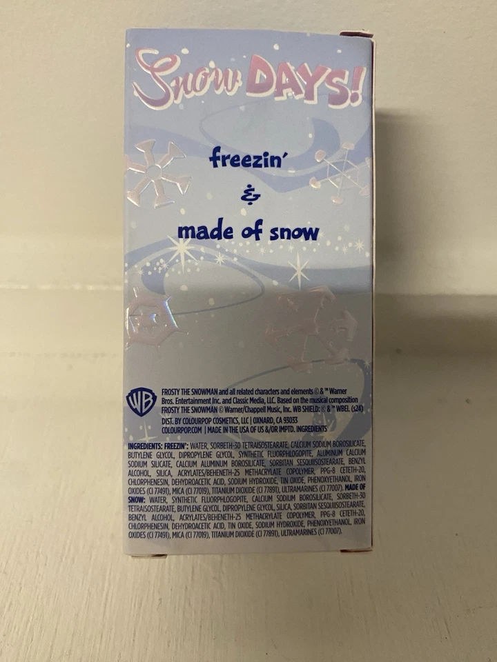 Colourpop Frosty the Snowman Snow Days Jelly Eyeshadow Duo, New In Box - Image 2 of 3