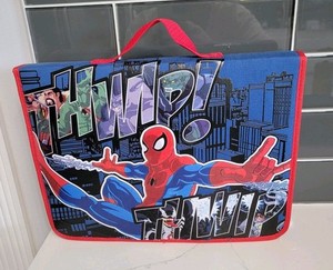 Disney Store Spiderman Art Set with Carry Case crayons markers stickers paints
