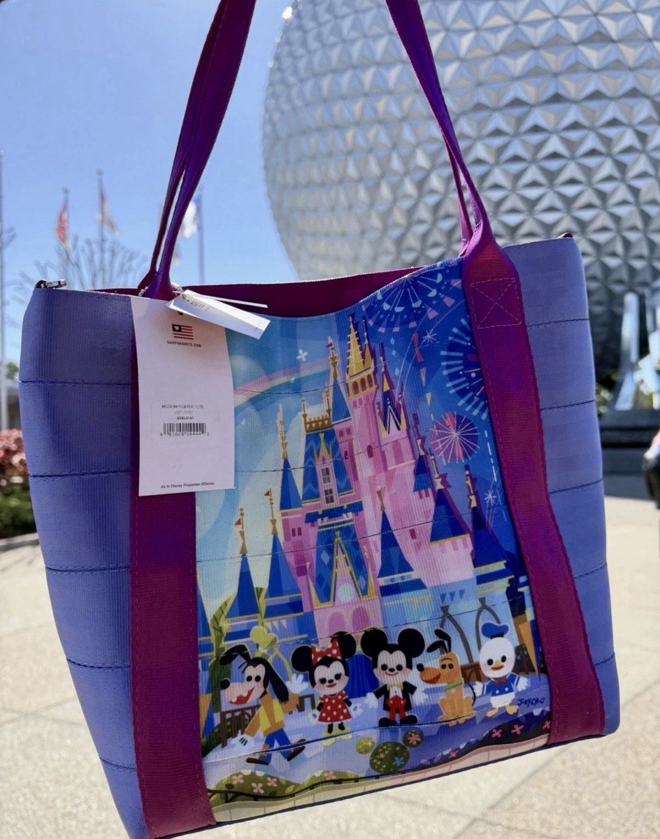 Disney Parks 2026 Epcot Castle Mickey & Friends Joey Chou Tote Bag