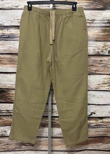 The Territory Ahead Chino Pants Mens XL Brown Casual Drawstring Textured Hippie