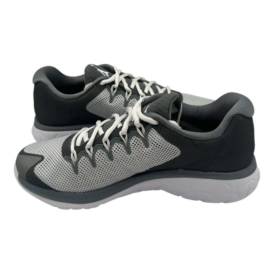Nike Air Jordan Flight Runner 2 Zapatos Para Hombres 8 Geniales Gris/Blanco Tenis 175572-003 Foto 3 de 4