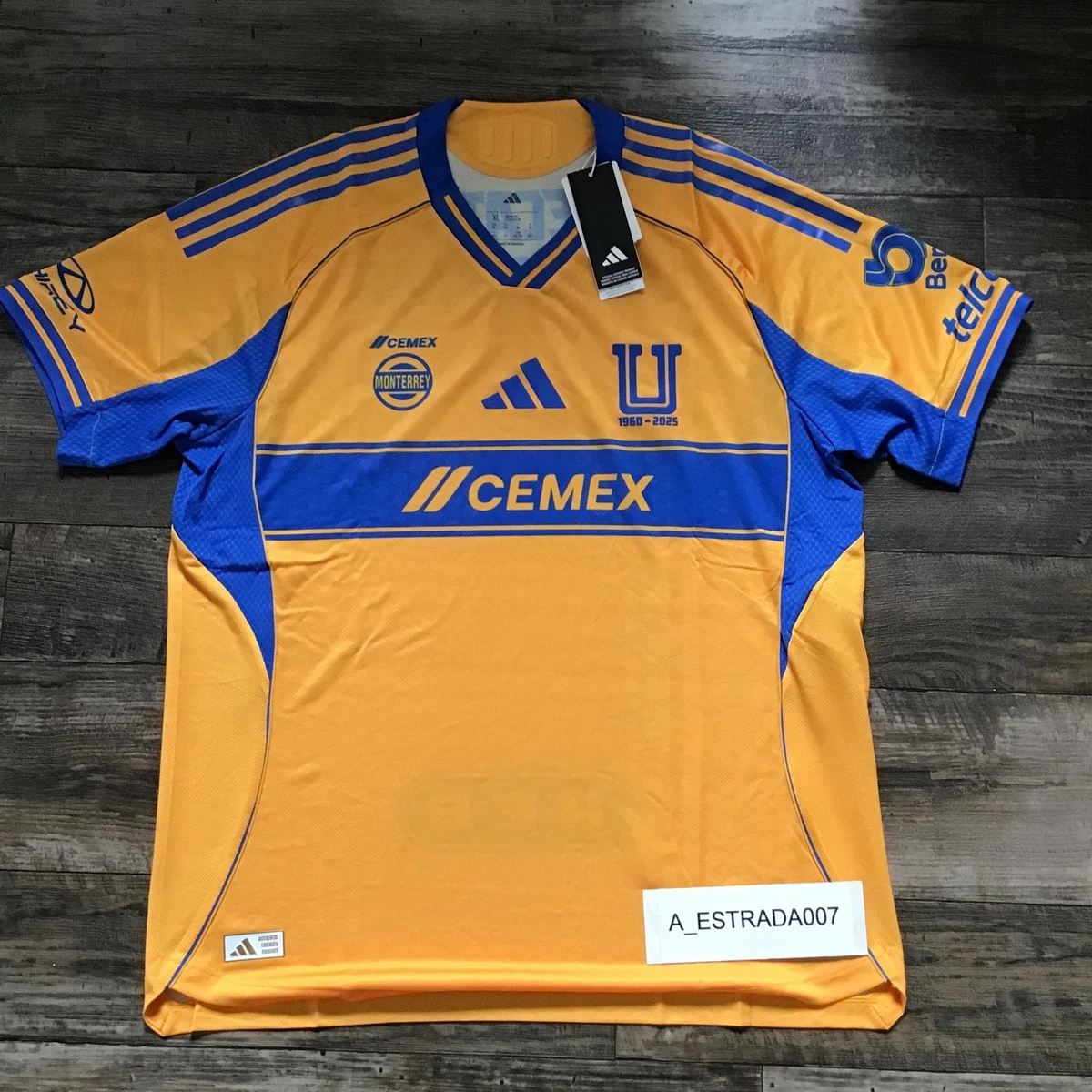 Maillot Tigres UANL Monterrey – Adidas – Mexique – Taille XL (15-16Y) Jaune