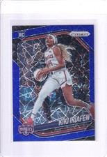 2025 Prizm WNBA - KIKI IRIAFEN #72 BLUE VELOCITY of RC Mystics