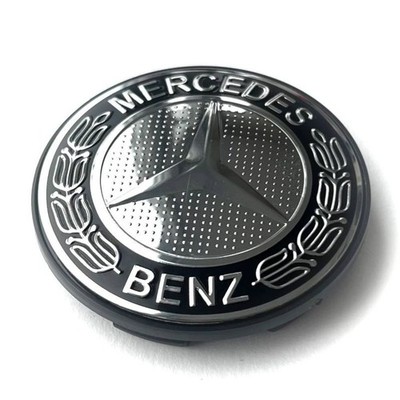 1PC 144mm/68mm Couvercle DE MOYEU DE Capuchon Central EMBLÈME Roue À Rayons OEM A0004001100 Convient For Mercedes-Benz C190 AMG GT GTS 2016-2018(Two Colors