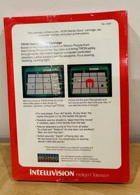 IntelliVisionTRON DEADLY DISCS INTELLIVISION GAME 1982 No. 5391 Facory Sealed!!!