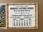 Vintage Benedict Pattern Works - Rochester, NY 1948 Calender Ad w/Hunting Scene — photo 3