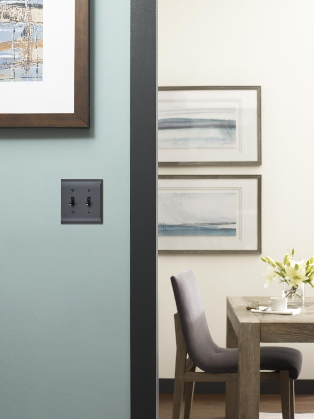 Amerock BP36501 Gold Candler Double Switch Outlet Wall Plate
