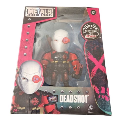 Figura Pressofusa Deadshot - Suicide Squad, Jada Toys Metals, Altezza 10 Cm, Collezione, Oltre 50% Metallo