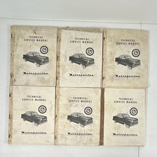 Lot Of 6 Nash Amc Metropolitan Technical Service Manuals Reading Copies
