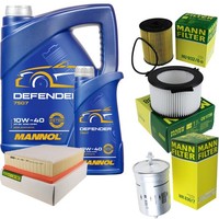 Inspektionspaket 6L Mannol Defender 10W-40 FüR VW Transporter IV Bus 2.8 VR6