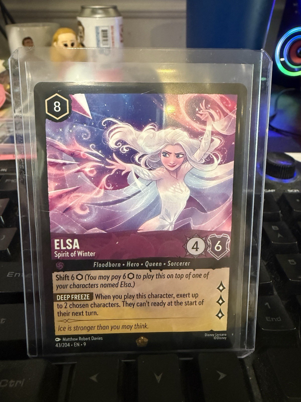 Elsa - Spirit of Winter 43/204 Lorcana Fabled Legendary NM