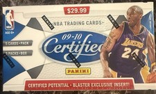 2009-10 Panini NBA Basketball Certified Blaster Box