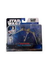 Star Wars Micro Galaxy Squadron V-19 Torrent Starfighter Clone Wars Box Wear
