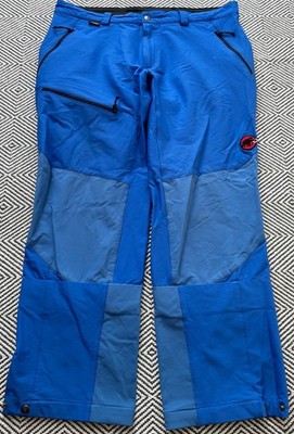 Mammut Base Jump Tourenhose Herren XXL blau Softshell Alpin UVP 240£
